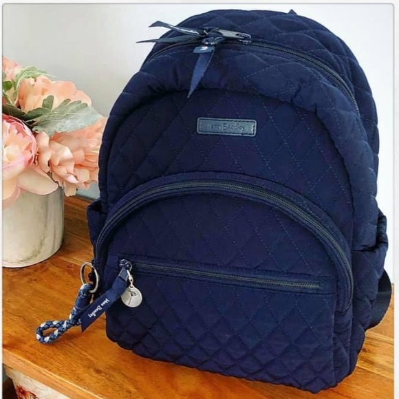 Handbags - Vera Bradley Compact Essentials Backpack Navy